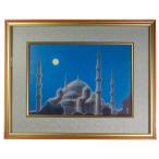 平山郁夫「ブルーモスクの夜」 シルクロード工芸画複製画P-084 /【Buyee】
