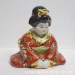 縁起物　九谷焼 おたふく 九谷焼】開運縁起 お多福（おたふく）[6号盛]座布団付き 色鮮やかな