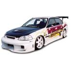 ウェーバースポーツ シビック EK フロントバンパー FRP 未塗装 WEBER