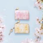 美品 未使用 AERHER エーテル フロレゾン 桜 キーケース ケース AETHER キーケース レディース キーウォレット オリジナル桜柄レザー