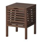 IKEA・イケア MOLGER 収納スツール, ダークブラウン (302.414.61
