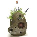 ⭐︎ピック付き【天空の城ラピュタ】ジブリガーデニングプランター「ロボット兵の思い」 znet_gp-lrobo