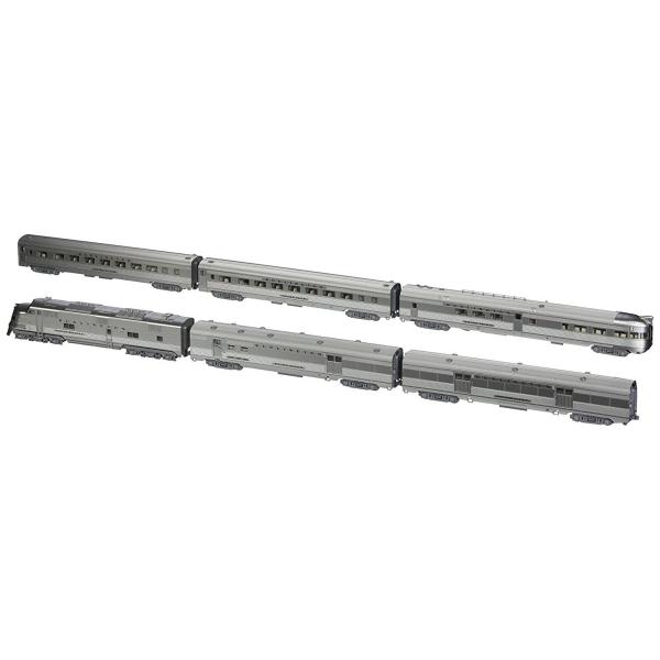 KATO 106-090 シルバーストリークゼファー 6両セット N CB&Q Silver Streak Zephyr Boxed Train Set