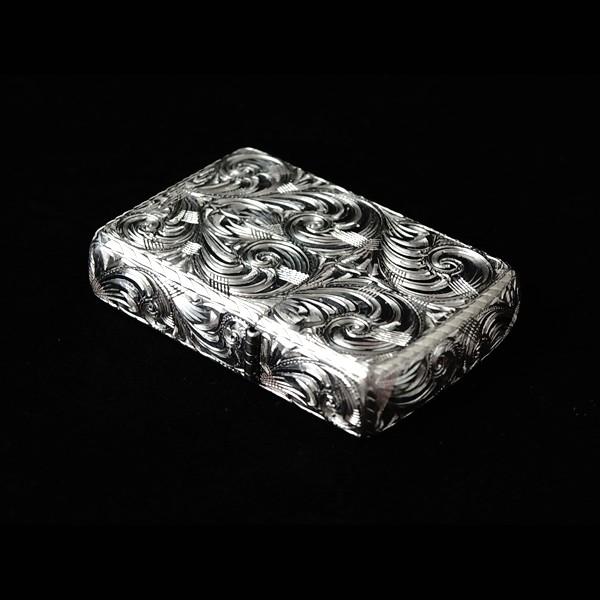 7CROSS zippo カスタムジッポー(ハンドメイド６面手彫り) 銀製