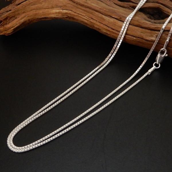 ネックレス メンズ チェーン ネックレス シルバー925 45cm 50cm