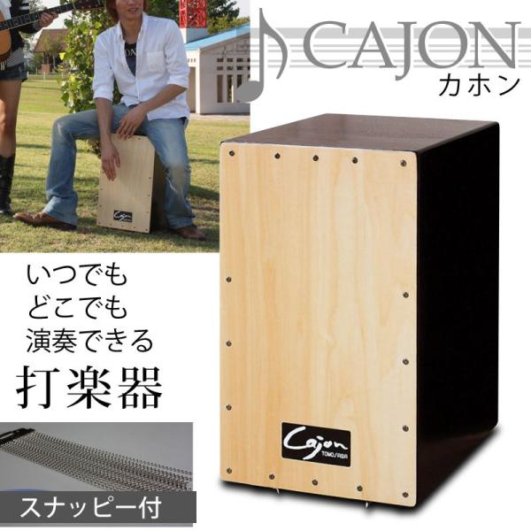 楽器 カホン 箱型 響線4本 スナッピー付き Cajon TCA-2 友澤木工 /【Buyee】