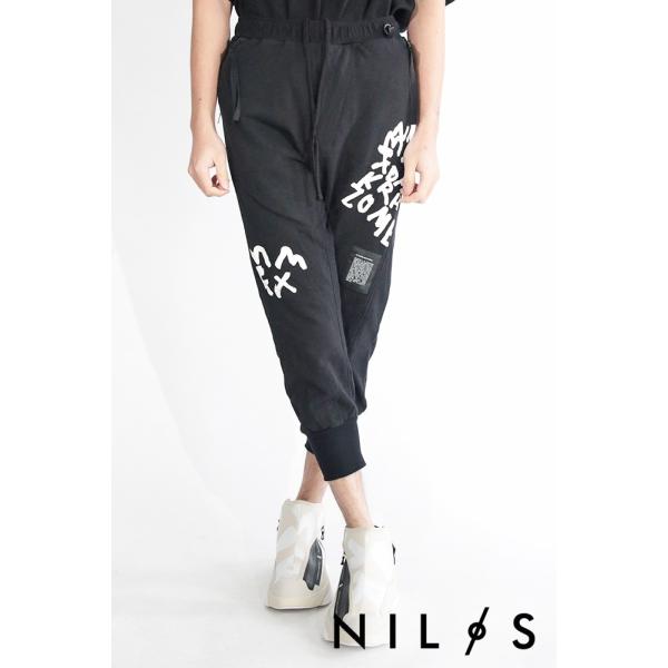 NILoS ニルズ MMXX プリント トラックパンツ 700PAM9 JULIUS