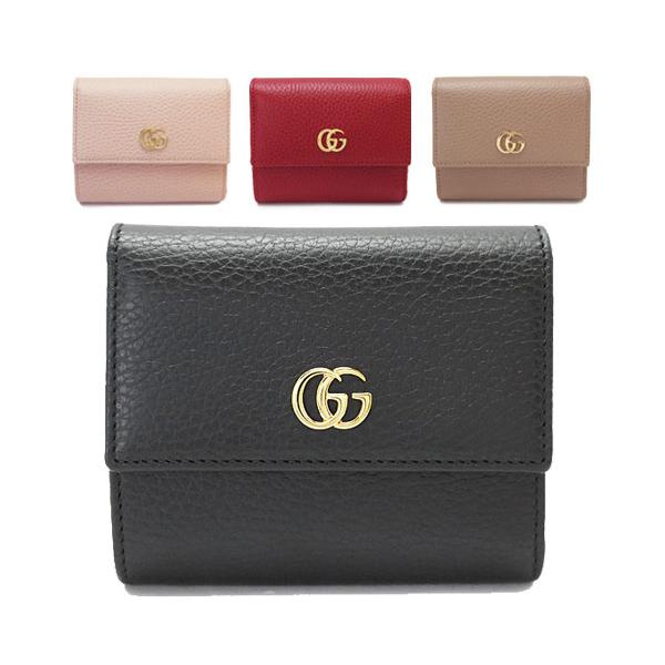 グッチ 折財布 レディース GUCCI 546584 CAO0G 三つ折り GG MARMONT/GG