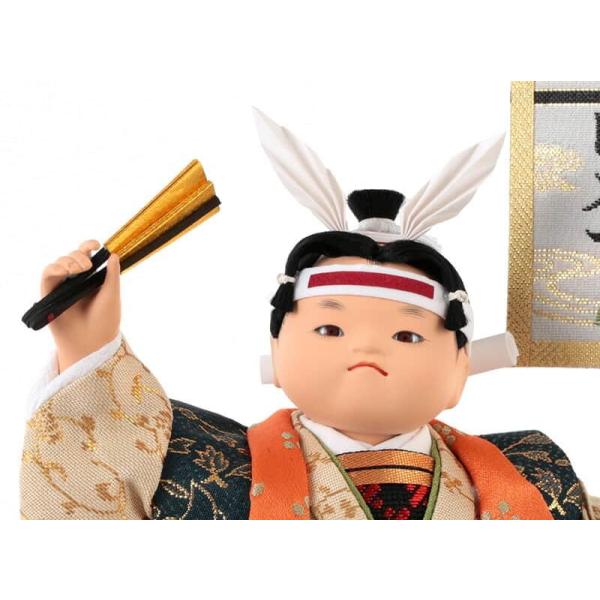 五月人形 幸一光 コンパクト 松崎人形 桃太郎 武者人形 ケース