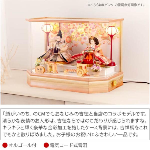 100周年記念祭】雛人形 ひな人形 雛 吉徳大光 ケース飾り 親王飾り