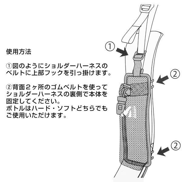 ボトルホルダー ミレー Millet ライト ボトル ポケット LIGHT BOTTLE