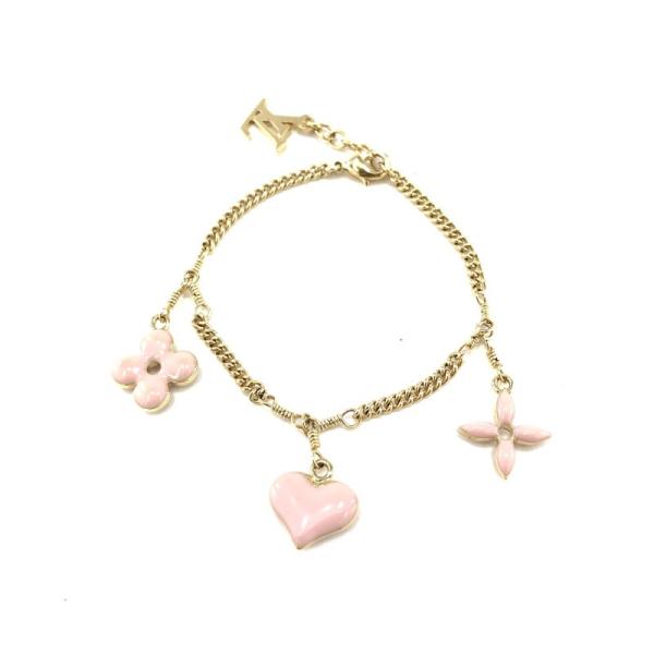 ルイヴィトン M65477 ブレスレット ゴールド  LOUIS VUITTON ブラスレ スウィートモノグラム ルイヴィトン M65477 ブレスレット ゴールド LOUIS VUITTON ブラスレ