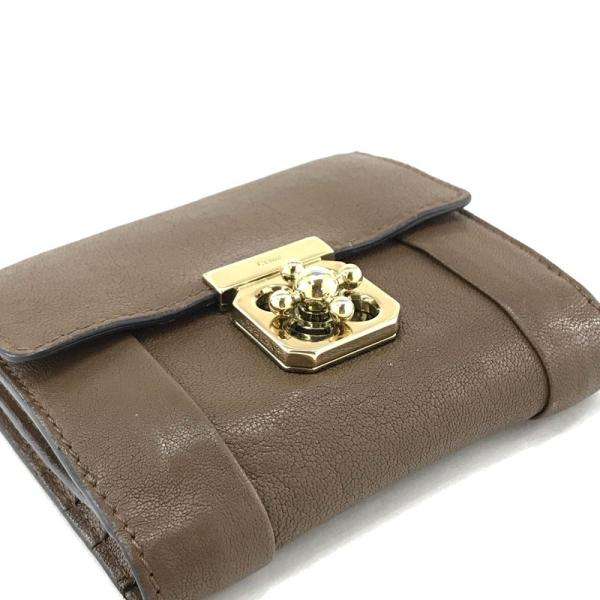 クロエ 財布 Chloe 二つ折り財布 エルシー ELSIE Square wallet with 