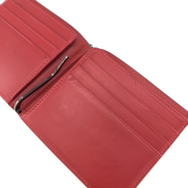 クリスチャン ルブタン スタッズ 二つ折り財布 マネークリップ