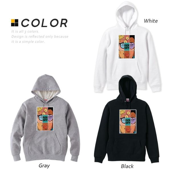 BlessÜ フード付きパーカー brown Lサイズ 【シンプル／洗える】丸い