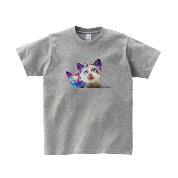 Tシャツ メンズ 半袖 ブランド ユニセックス 猫 宇宙猫 ねこ ネコ