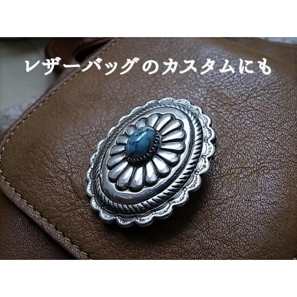 FUNNY WESTERN シルバーメッキコンチョ付きデニムパンツ W32 【公式通販】