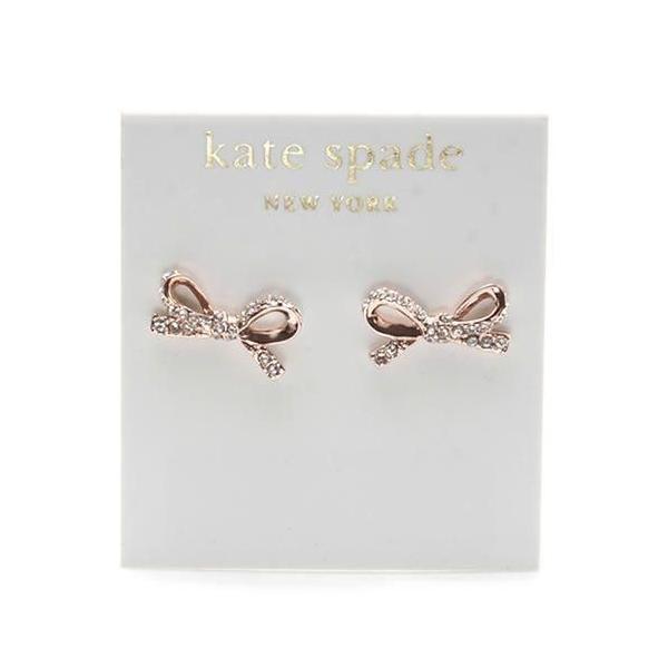 Kate Spade ケイトスペード SKINNY MINI pave bow stud リボンモチーフ