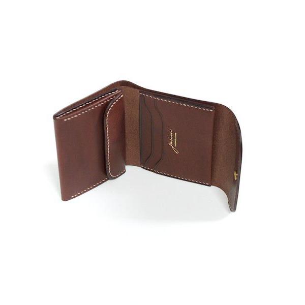【5/2まで・最終出品】Jacou JW001 ブラウン 折り財布 Jacou ジャコウ / 三つ折り財布 Dark Brown /【Buyee】 Buyee