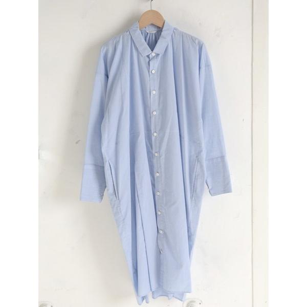 285t*susuri ススリ コットン プラントロングシャツ susuri ススリ/ プラントロングシャツウォーター/【Buyee】