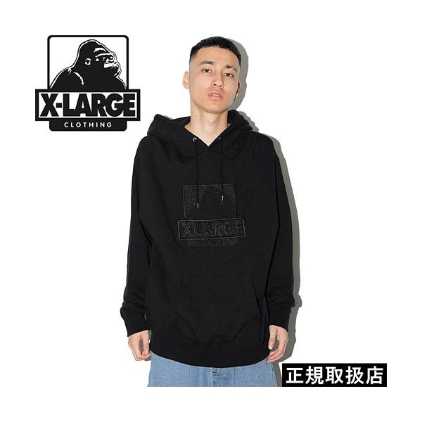 XLARGE】EMBROIDERY OG PULLOVER SWEAT-