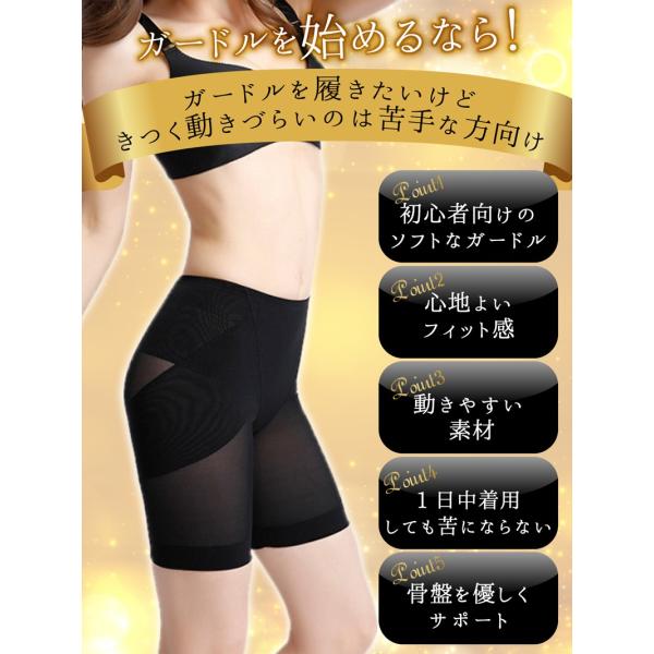 瞬感美 ソフトガードル⭐️骨盤 美尻＆美腰 ググッとアップ