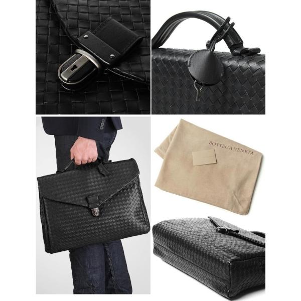 BOTTEGA VENETA 113095-V4651-1000 ボッテガヴェネタ 鍵付 ビジネス