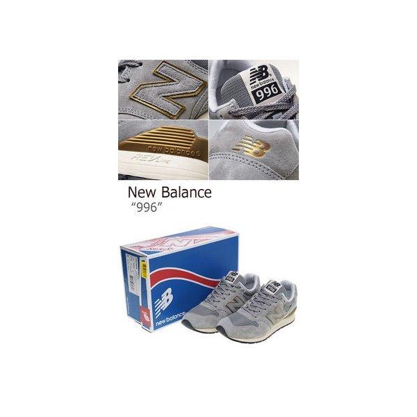 New Balance ニューバランス スニーカー 996 グレー ゴールド MRL996HA 