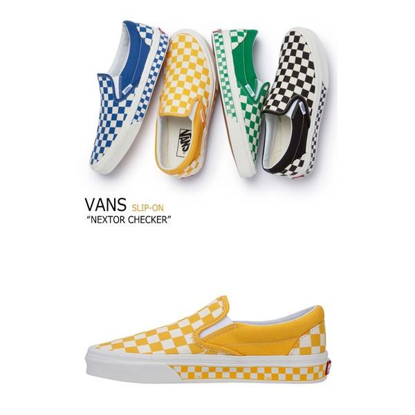 VANS バンズ SLIP-ON NEXTOR CHECKERBOARD スリッポン チェッカー 