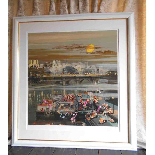 絵画 ヒロ、ヤマガタ ムーングロウII 版画 シルクスクリーン /【Buyee