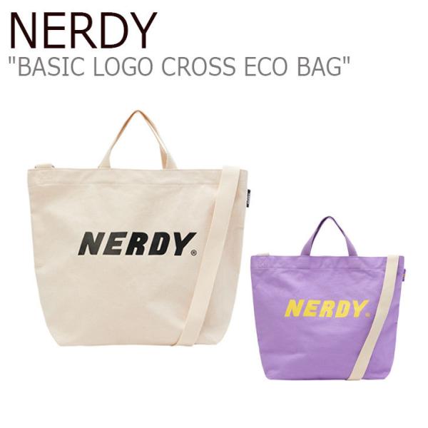 ノルディ クロスバッグ NERDY BASIC LOGO CROSS ECO BAG ベーシック ロゴ クロス エコバッグ OATMEAL LIGHT  PURPLE ノルディー PNEF20AA100401/3601 バッグ /【Buyee】