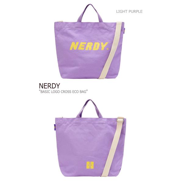 ノルディ クロスバッグ NERDY BASIC LOGO CROSS ECO BAG ベーシック ロゴ クロス エコバッグ OATMEAL LIGHT  PURPLE ノルディー PNEF20AA100401/3601 バッグ /【Buyee】