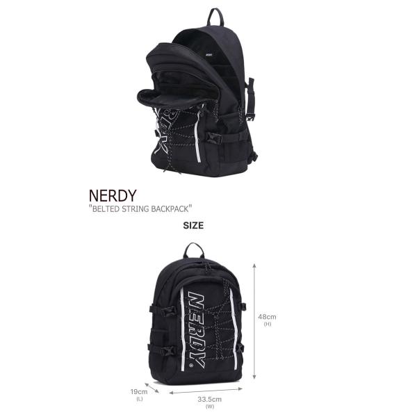 ノルディ リュックサック NERDY BELTED STRING BACKPACK ベルテッド