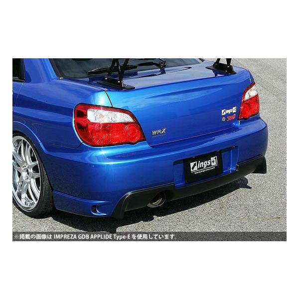 イングス N-SPEC」インプレッサ WRX STi（GDB-F/G）用リアバンパー（ハイブリッドエアロ）（塗装可） /【Buyee】