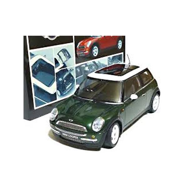 京商 ミニクーパー ブリティッシュ グリーン 1/18 ダイキャストカー