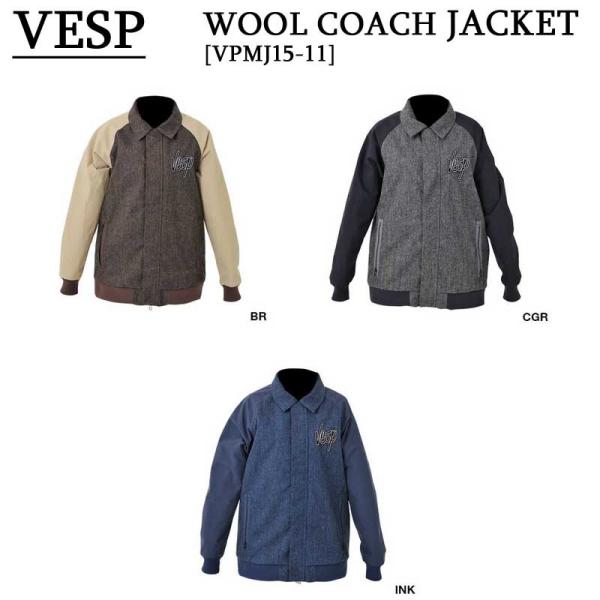 15-16 VESP ウェア ベスプ コーチジャケット スノーボードウェア WOOL 