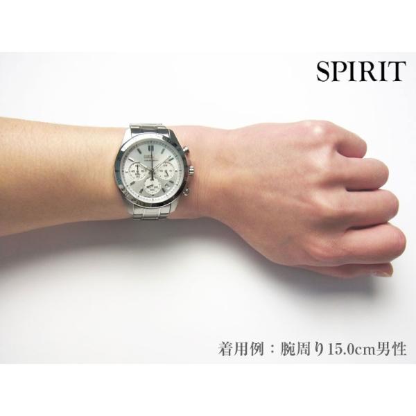 セイコー腕時計メンズクロノグラフSEIKO SPIRIT スピリットクオーツ