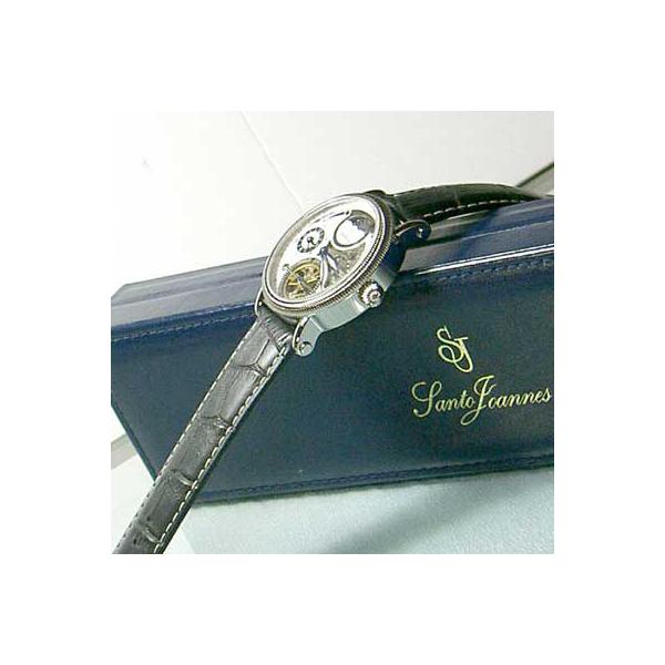 セントジョイナス紳士用腕時計 電池のいらない自動巻 スケルトン