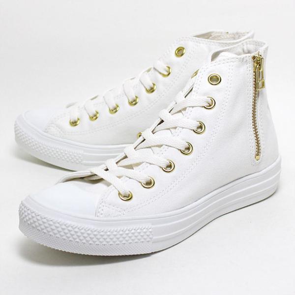 Converse blanche doré best sale