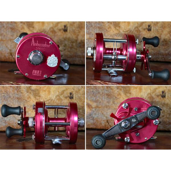 ABU Ambassadeur アンバサダー　5000 5501c Abu Garcia アブABU ambassadeur 5000赤 パーミング : ABU's