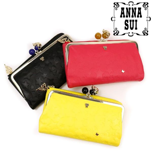 財布アナスイ 財布[ANNA SUI] プレイングキャット 長財布 - 財布