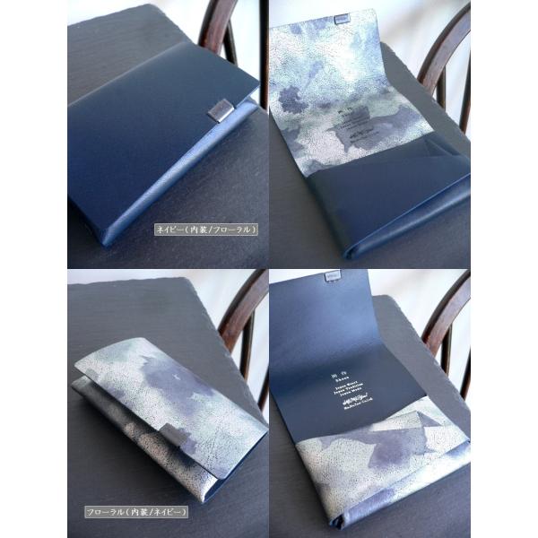 所作shosa 財布コインケースカードケースモネ睡蓮箔押しfloral sh401fl