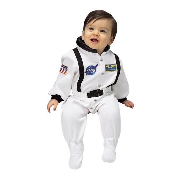 宇宙飛行士 制服 衣装 NASA公式 コスチューム 白 赤ちゃん 幼児 ベビー 宇宙服 コスプレ 仮装 /【Buyee】