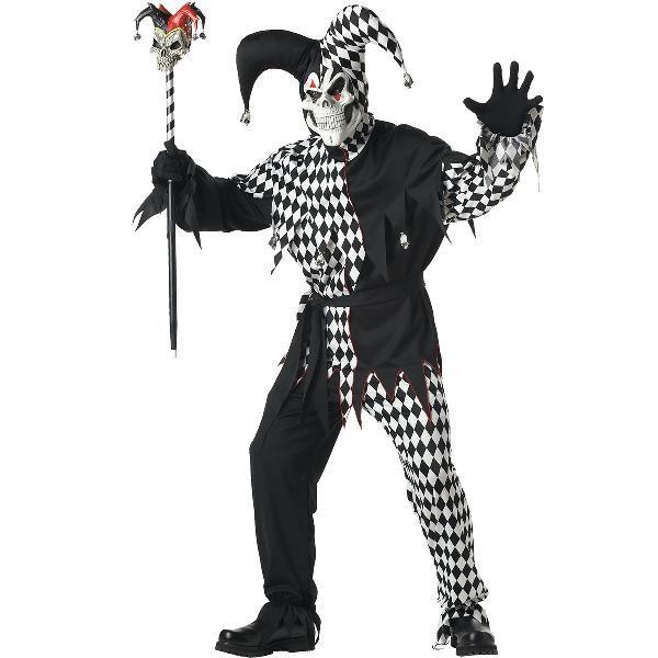 美品 ジェスター 道化師 クラウン ピエロ ハロウィン コスプレ 衣装 大人 ピエロ 衣装 ジェスター ピエロ・道化師 邪悪な道化師宮廷道化師