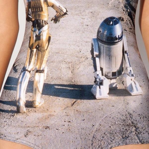 ワンピース レディース スターウォーズ C3PO C-3PO R2D2 R2-D2 水着 スイムスーツ 大人 女性用 コスプレ 仮装 宇宙 アストロ  ボディスーツ /【Buyee】