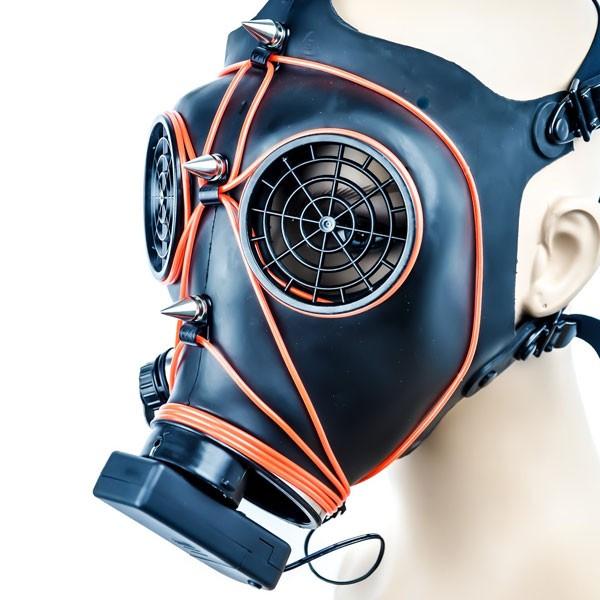 光るマスク ハロウィン コスプレ グッズ 仮面 サイバーパンク