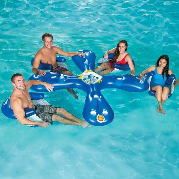 プール 家庭用 浮かぶ ドリンクバー 浮き輪 アクア フロート プール 
