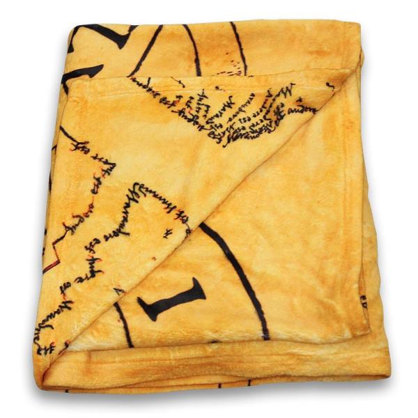 ハリーポッター　忍びの地図　ブランケット　マルチカバー　ラグ　140x117 ハリーポッター MARAUDER'S MAP 忍びの地図 ラグ カーペット