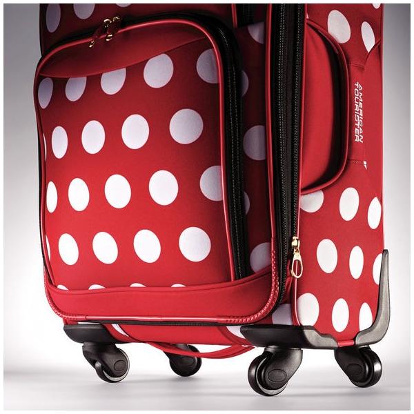 Minnie Mouse 赤いキャリーバッグ アメリカンツーリスター 機内
