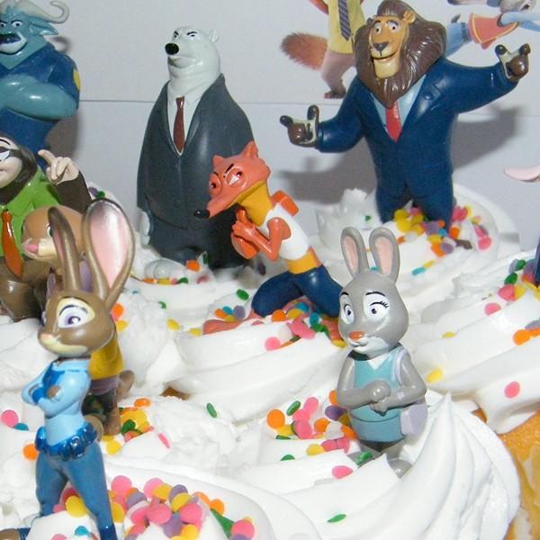 カップケーキ トッパー ケーキピック 飾り ズートピア セット